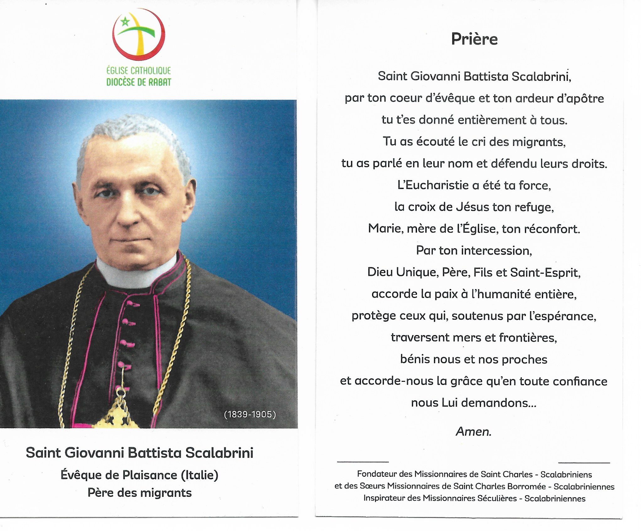 Un visage et une prière