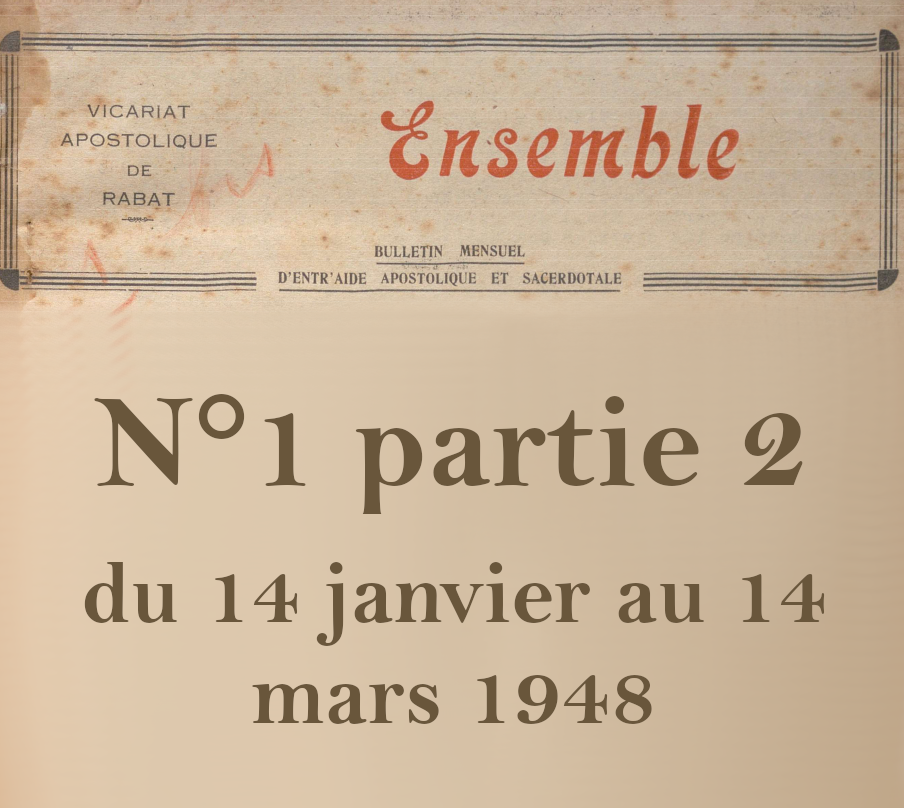 Bulletins mensuels Janvier- mars 1948