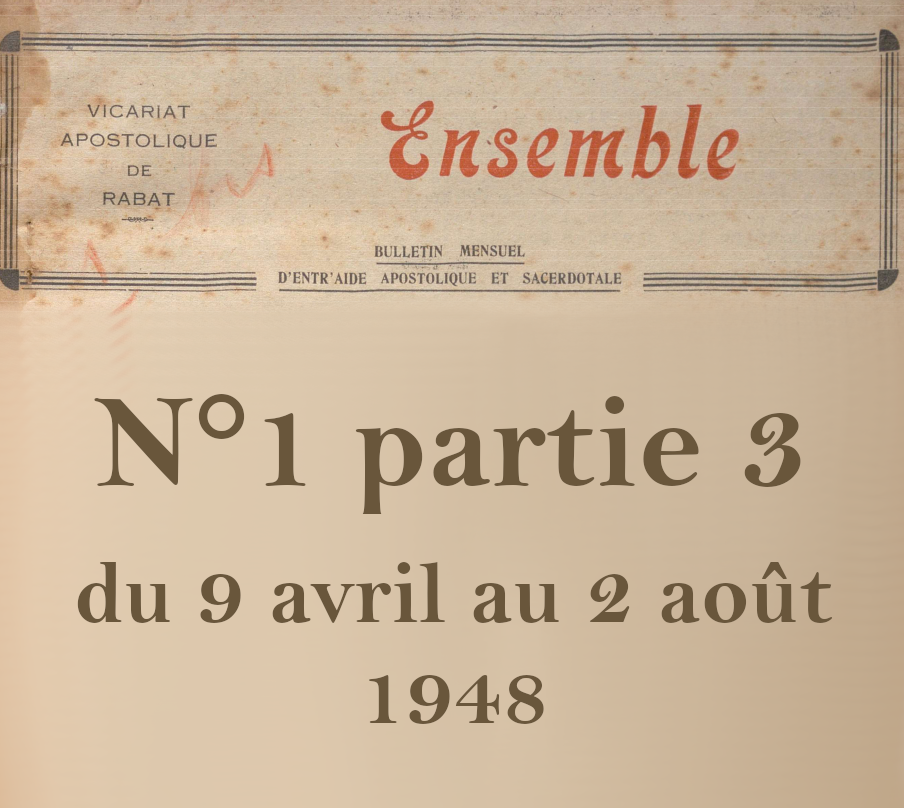 Bulletins mensuels avril-août 1948