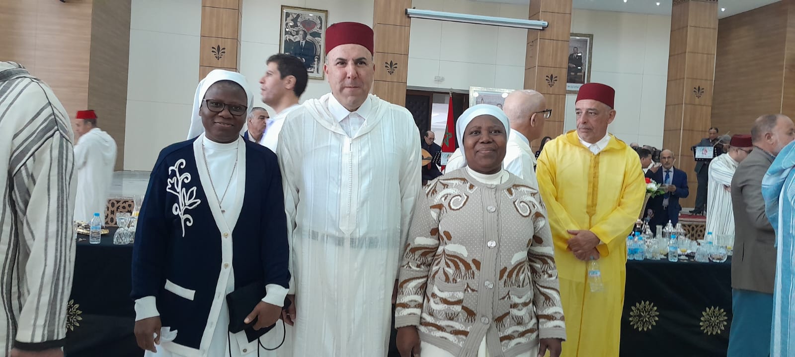 LA COMMUNAUTE SAINT-PAUL DES RELIGIEUSES OBLATES CATECHISTES PETITES SERVANTES DES PAUVRES HONOREES PAR LA WILAYA DE BENI MELLAL LORS DE LA CELEBRATION DE L&rsquo;AÏD EL-FITR
