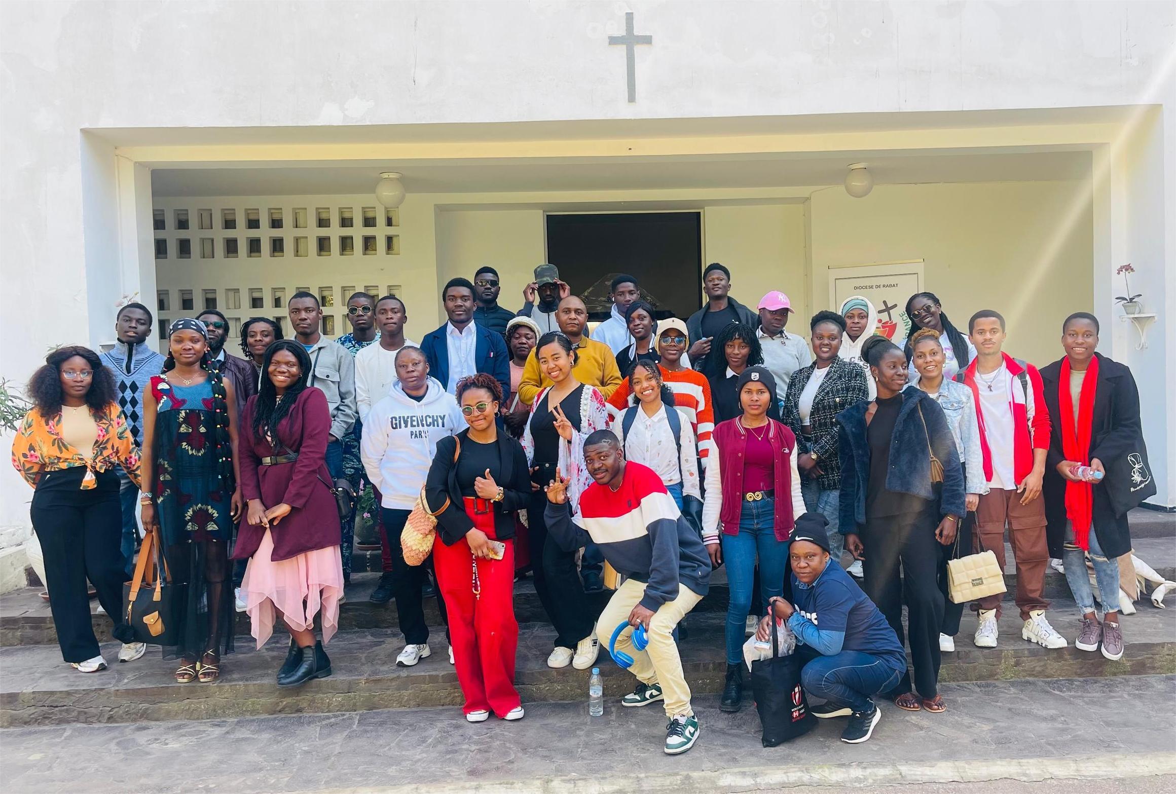 PELERINAGE JUBILAIRE DES COMMUNAUTES PAROISSIALES DE SETTAT ET KHOURIBGA A LA CHAPELLE DES SOEURS CLARISSES A CASABLANCA