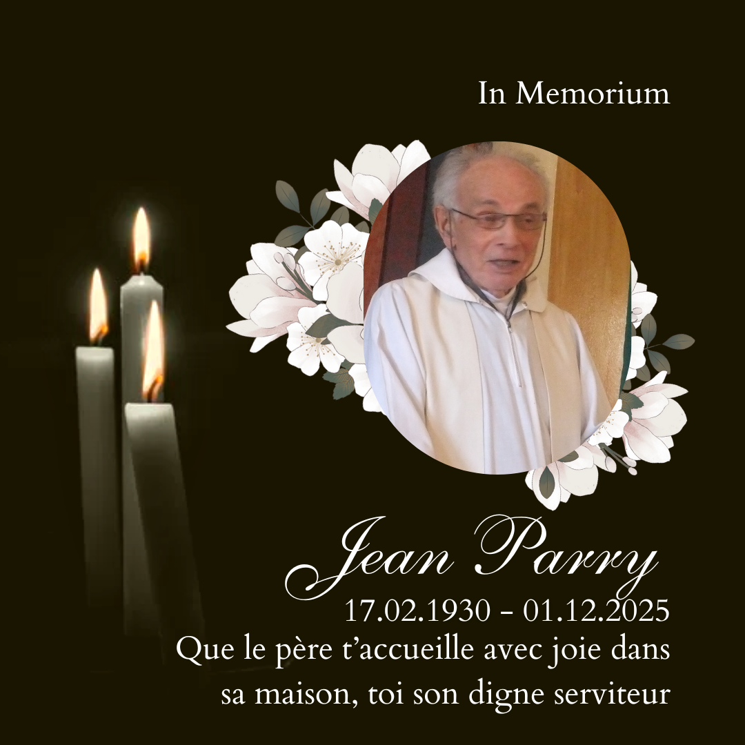 DÉCÈS DU PÈRE JEAN PARRY