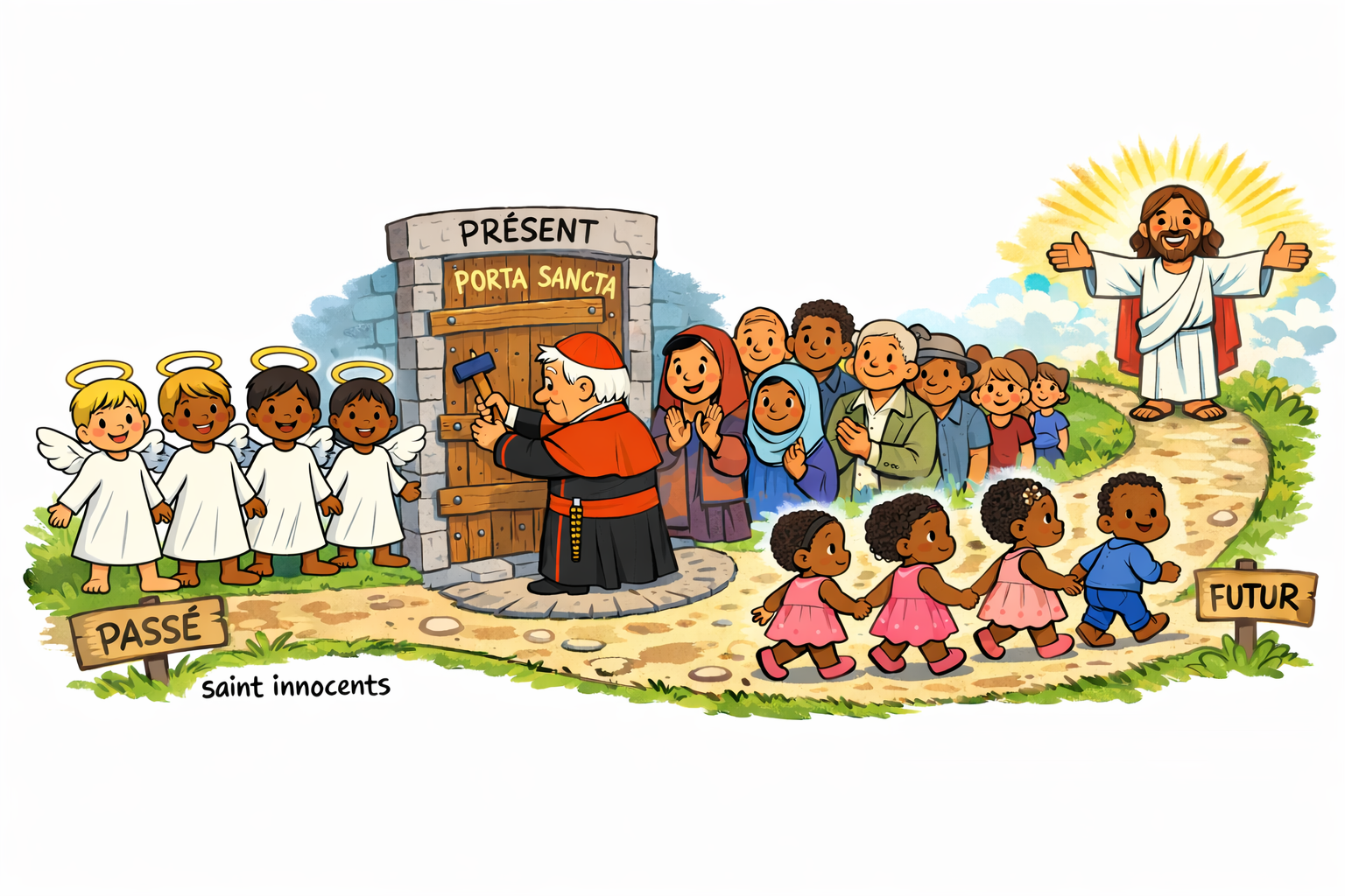 À RABAT, LA PORTE SAINTE SE FERME MAIS L’ESPERANCE PREND SON ENVOL