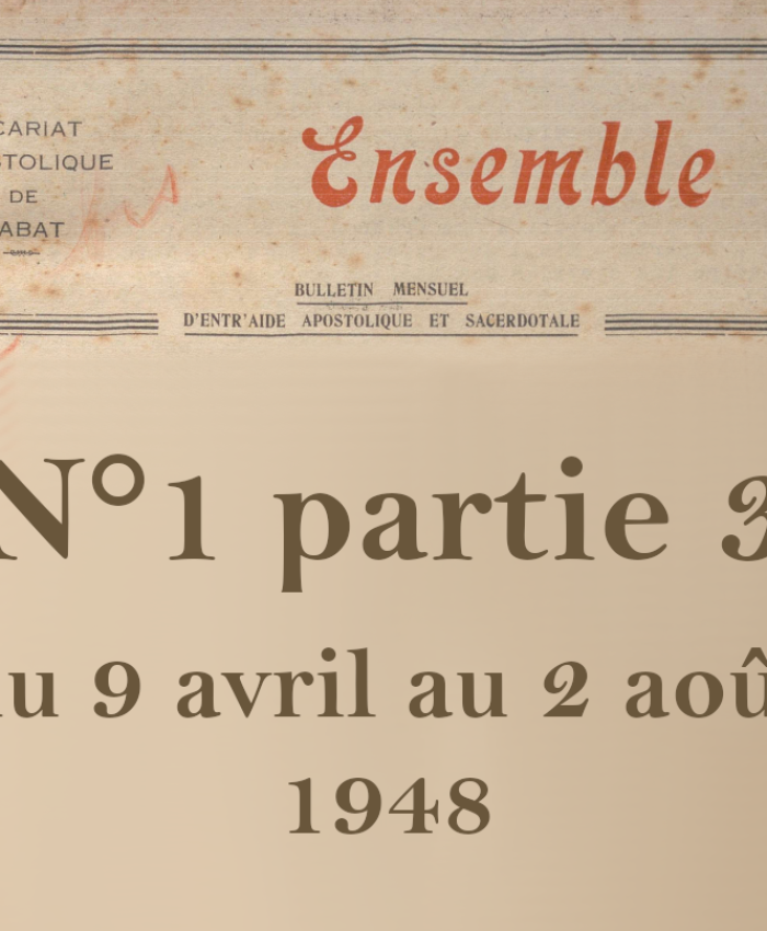 Bulletins mensuels avril-août 1948