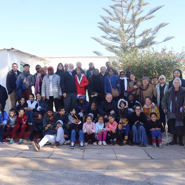 Les nouveaux arrivé en visite chez les sœurs à Témara