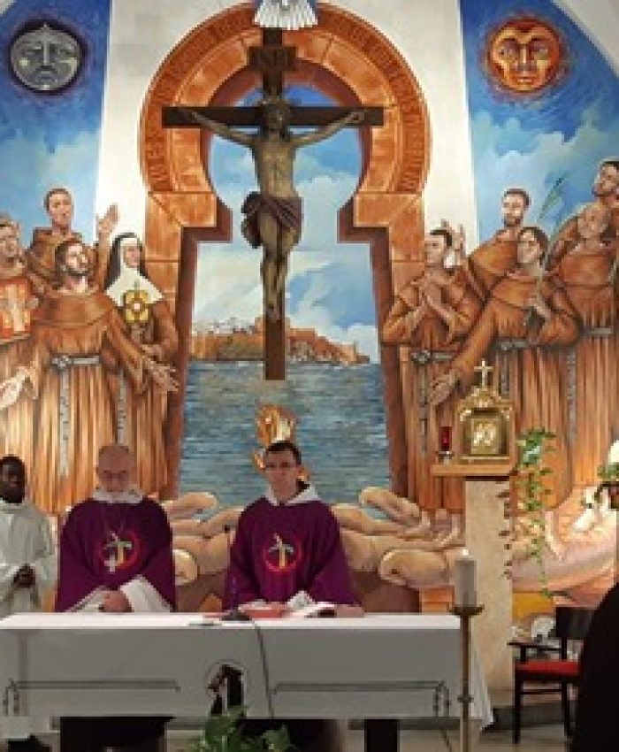 VISITE PASTORALE DE L’ARCHEVEQUE ET LE VICAIRE GENERAL A RABAT : ÉGLISE SAINT FRANÇOIS D’ASSISE